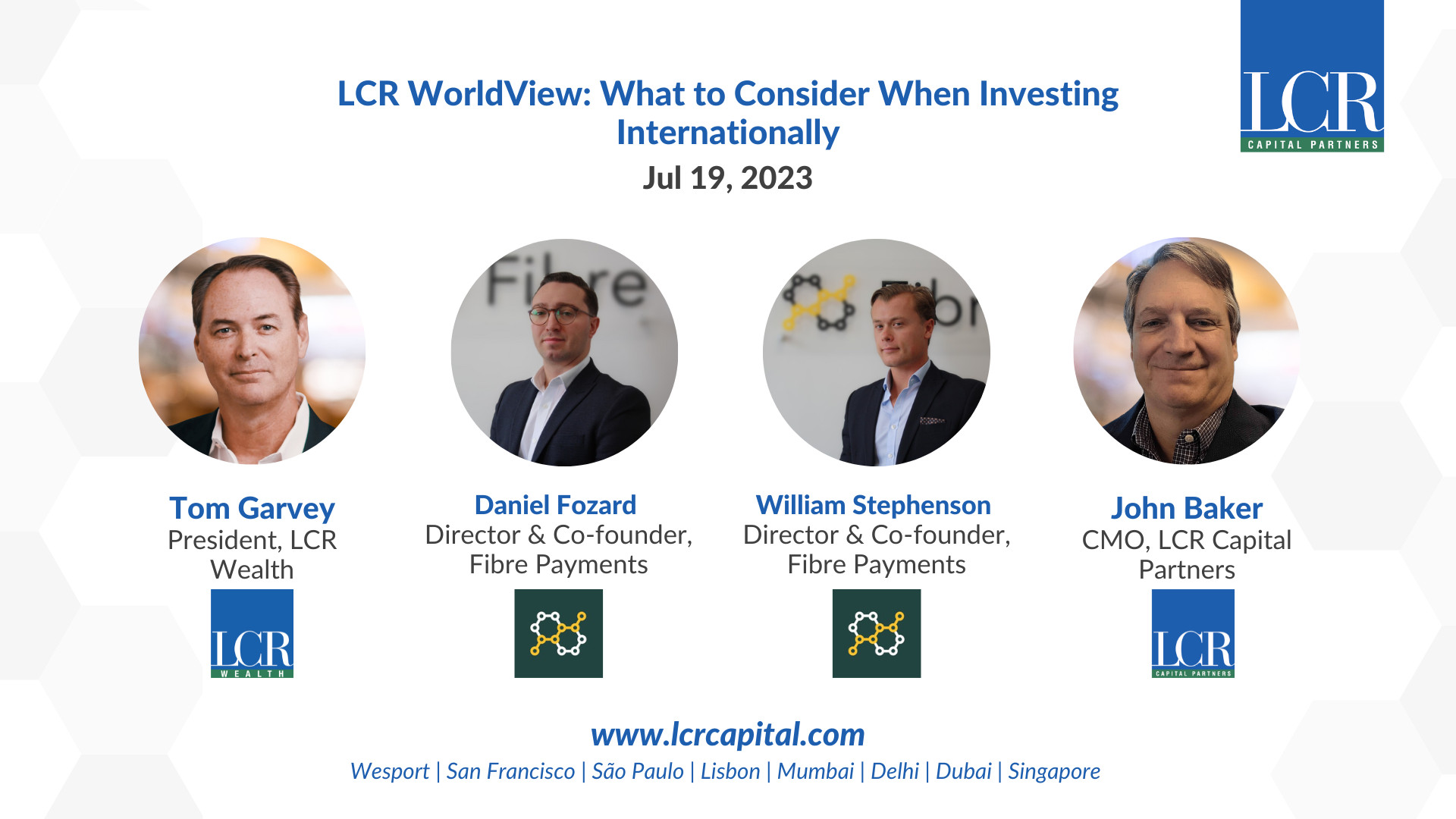 Webinar: What to Consider When Investing Internationally