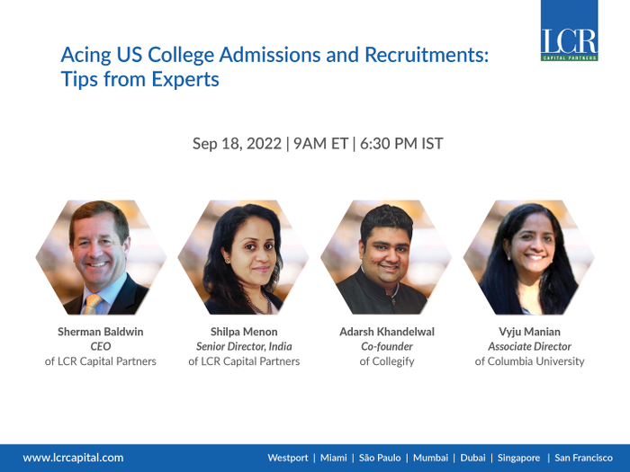 Webinar: Acing U.S. College Admissions and Recruitments: Tips from Experts