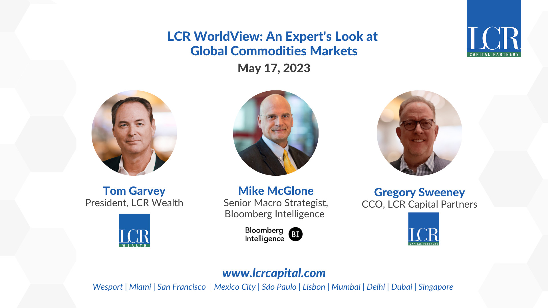 Webinar: An Expert’s Look at Global Commodities Markets