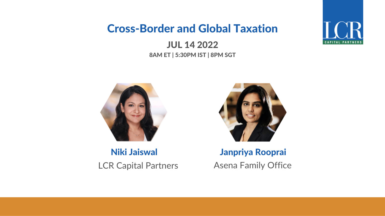Webinar: Cross-Boarder and Global Taxation
